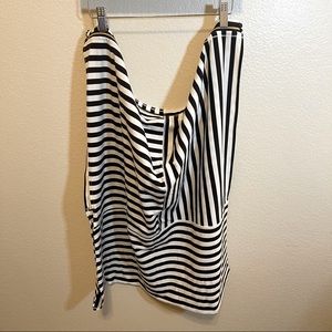 Lululemon Vinyasa Zips Apex Black Stripe Scarf